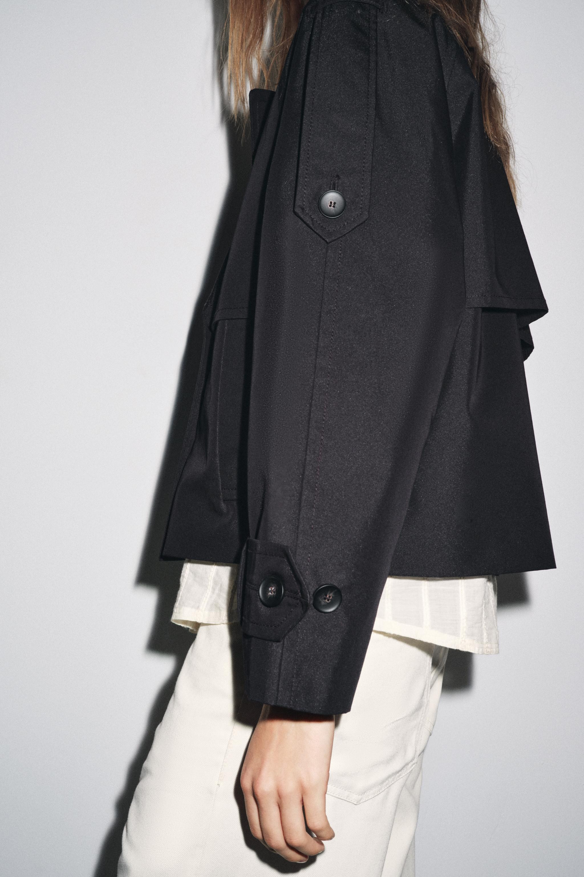 SHORT WATER-REPELLENT TRENCH ZW COLLECTION | Zara UK
