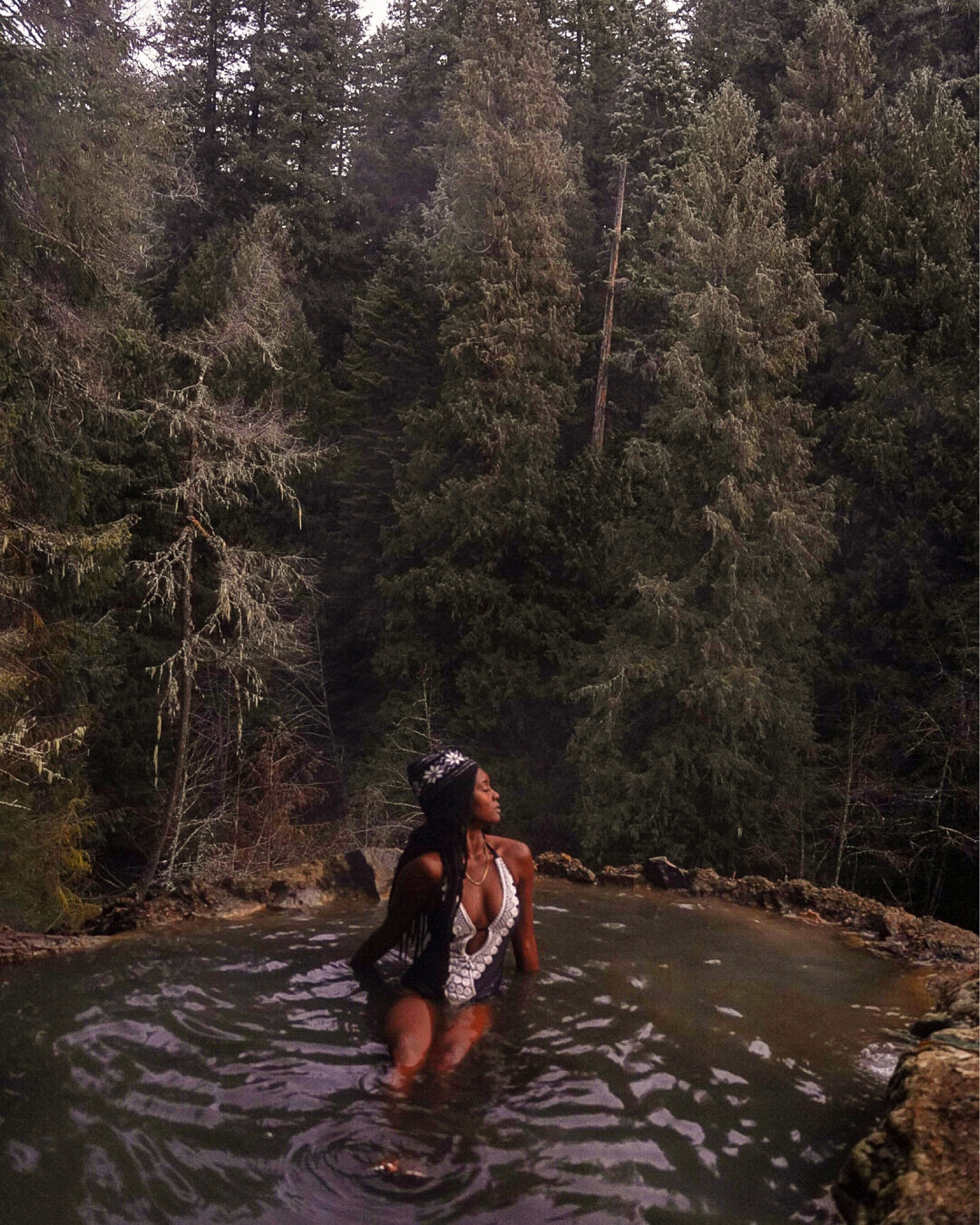 One piece black and white swimsuit 

#LTKtravel #LTKswim