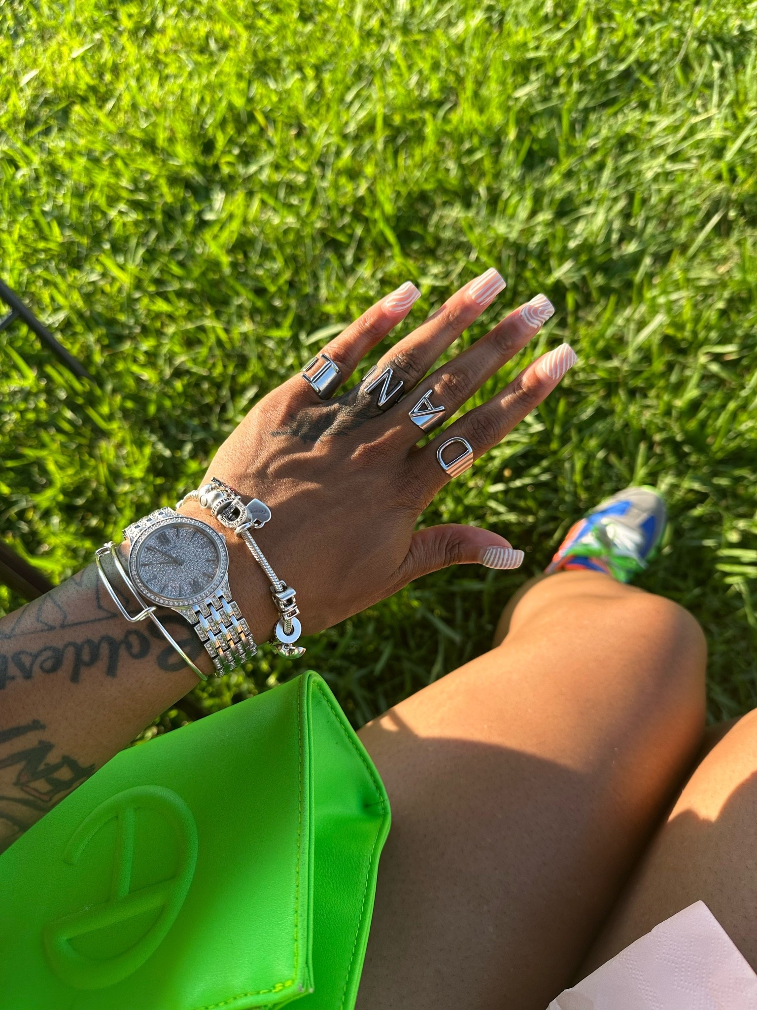 Nostalgic 💚 #rings #summer #90s #accessories

#LTKdayinmylife #LTKootd #LTKselfcare