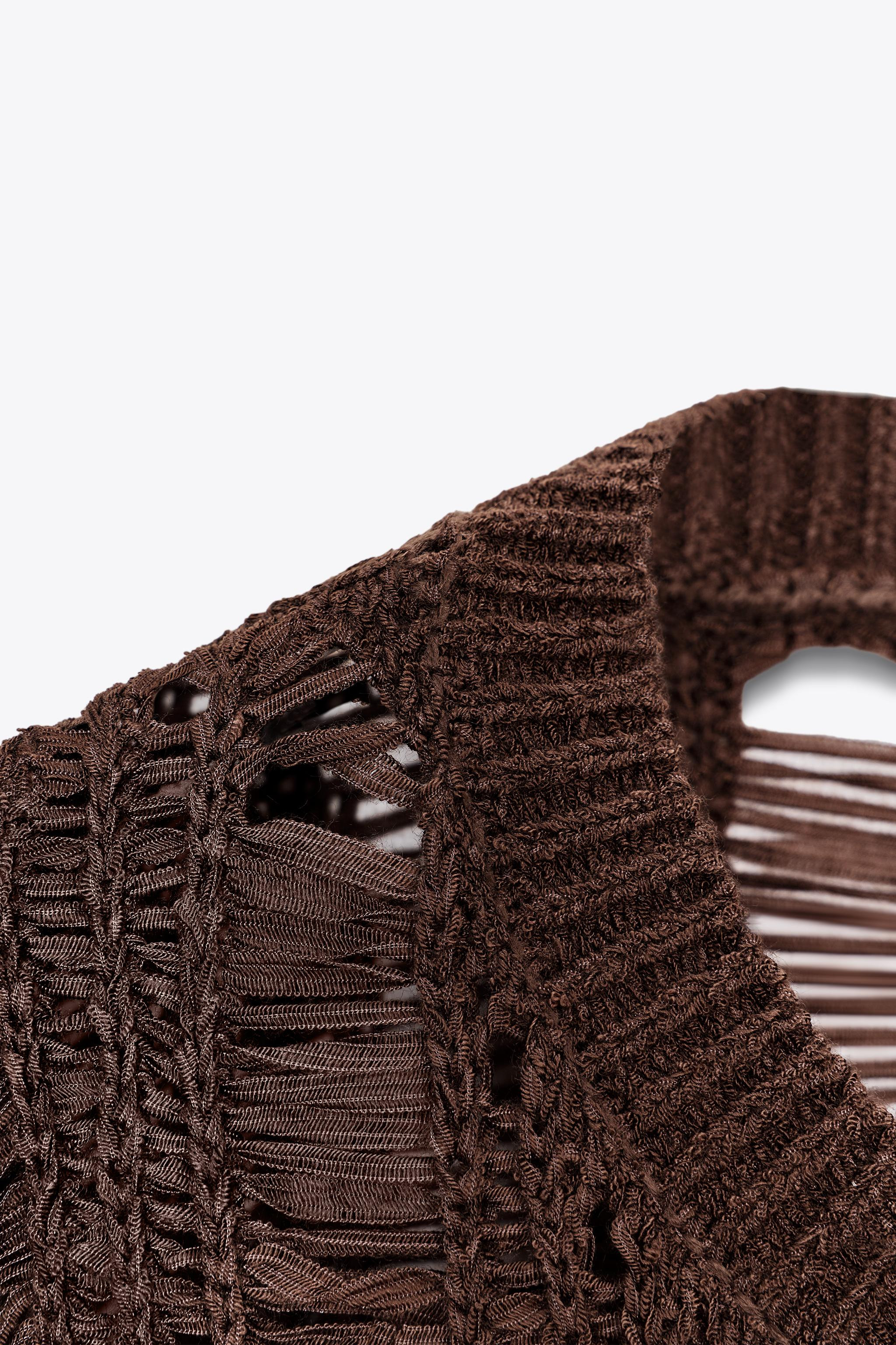 RIBBON KNIT TOP | Zara US