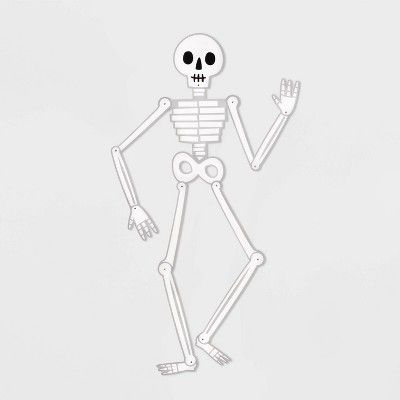 Large Skeleton Hanging Halloween Paper Décor - Hyde & EEK! Boutique™ | Target