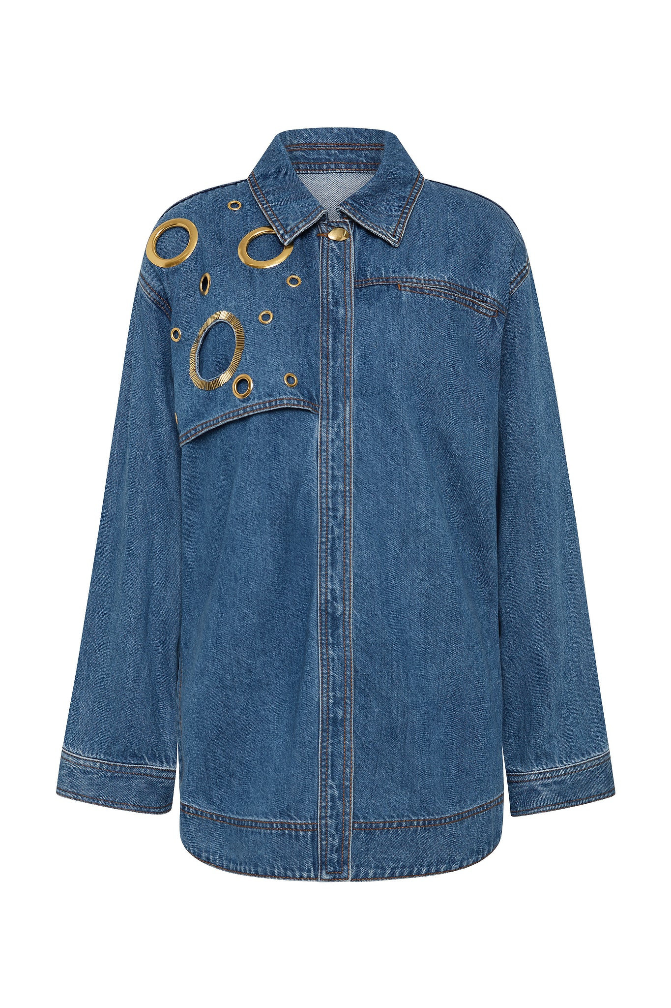 Stella Denim Shirt | aje. (US, UK, Europe, ROW)