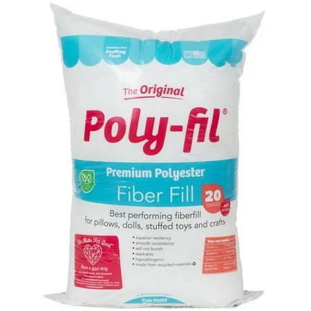 Poly-Fil® Premium Polyester Fiber Fill By Fairfield™, 20 Oz Bag | Walmart (US)