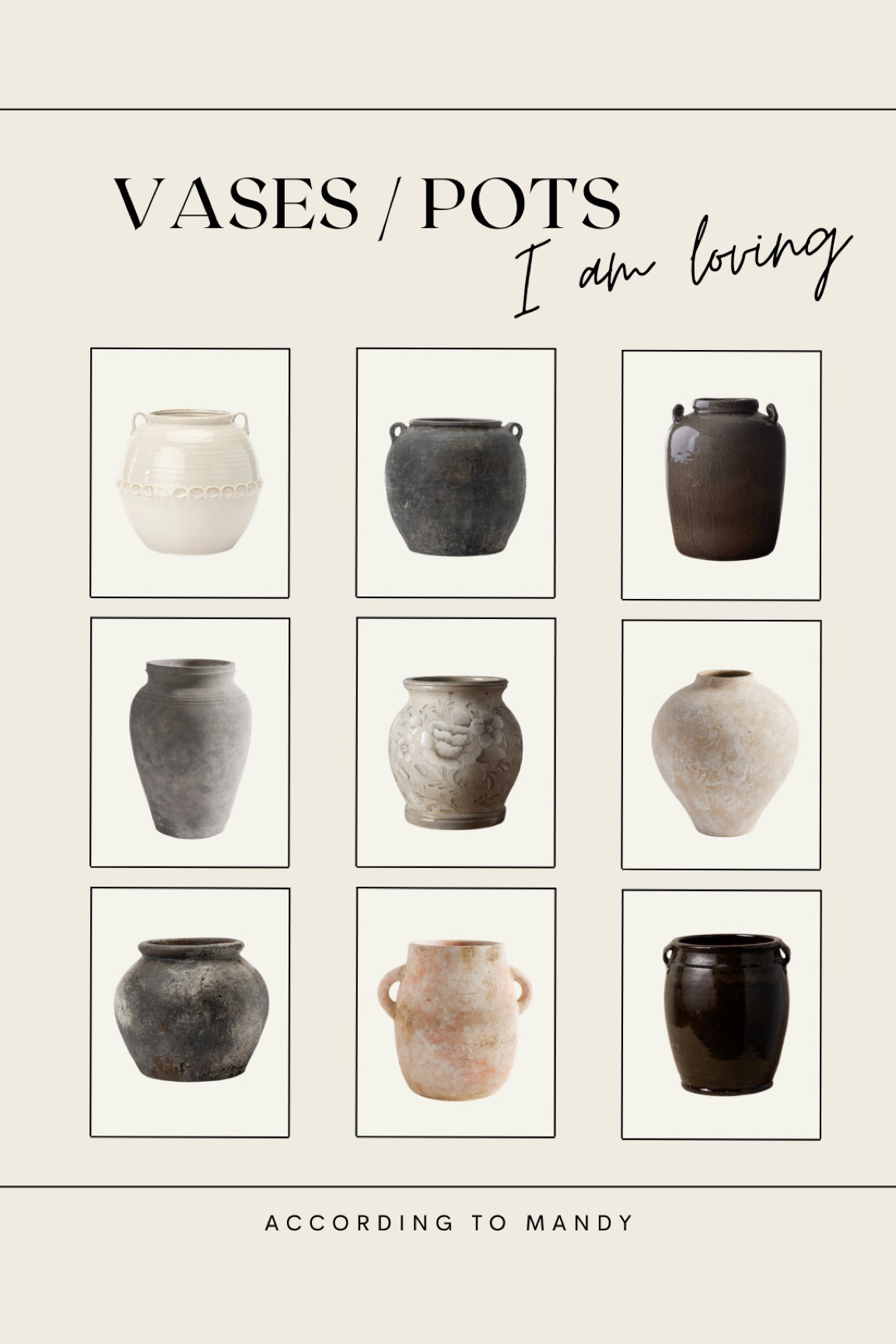 Vases/vessels/pots I’m loving! 

#LTKhome #LTKunder100 #LTKFind