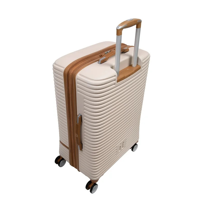 it luggage Replicating Hardside 31" Large Checked Expandable Fashion Spinner Luggage, Cream | Walmart (US)