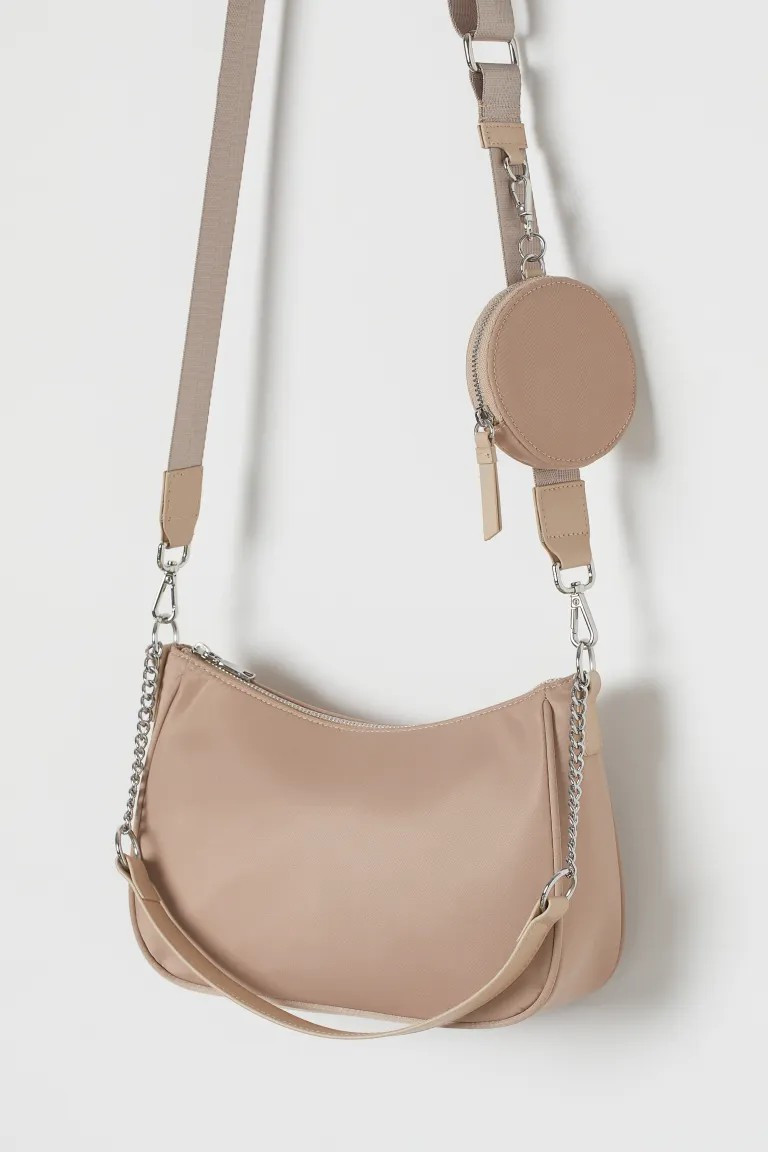 Small shoulder bag with matching pouch bag. Shoulder bag with adjustable, detachable shoulder str... | H&M (US + CA)