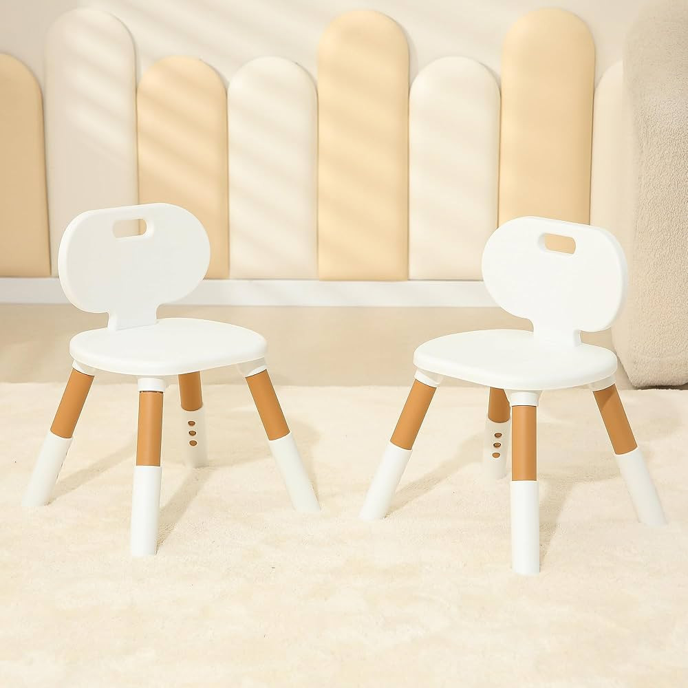 3 Level Height Adjustable Kids Chairs Plastic Preschool Chair Durable and Lightweight Child Chair... | Amazon (US)