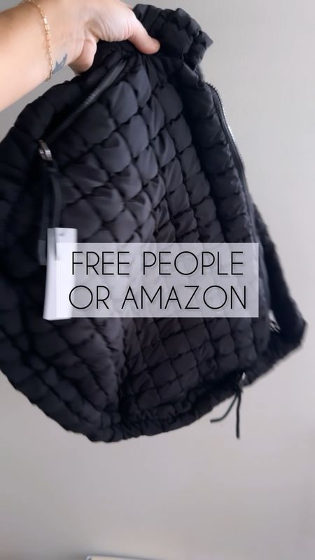 This Amazon quilted bag looks just like the Free People Quilted Carryall but at a better price! Comes in 4 color options! 

Follow me for more affordable fashion finds and more! 

Biggest difference is the size. The Amazon version is slightly smaller than the FP one but still plenty roomy. 

#LTKfindsunder50 #LTKSeasonal #LTKstyletip