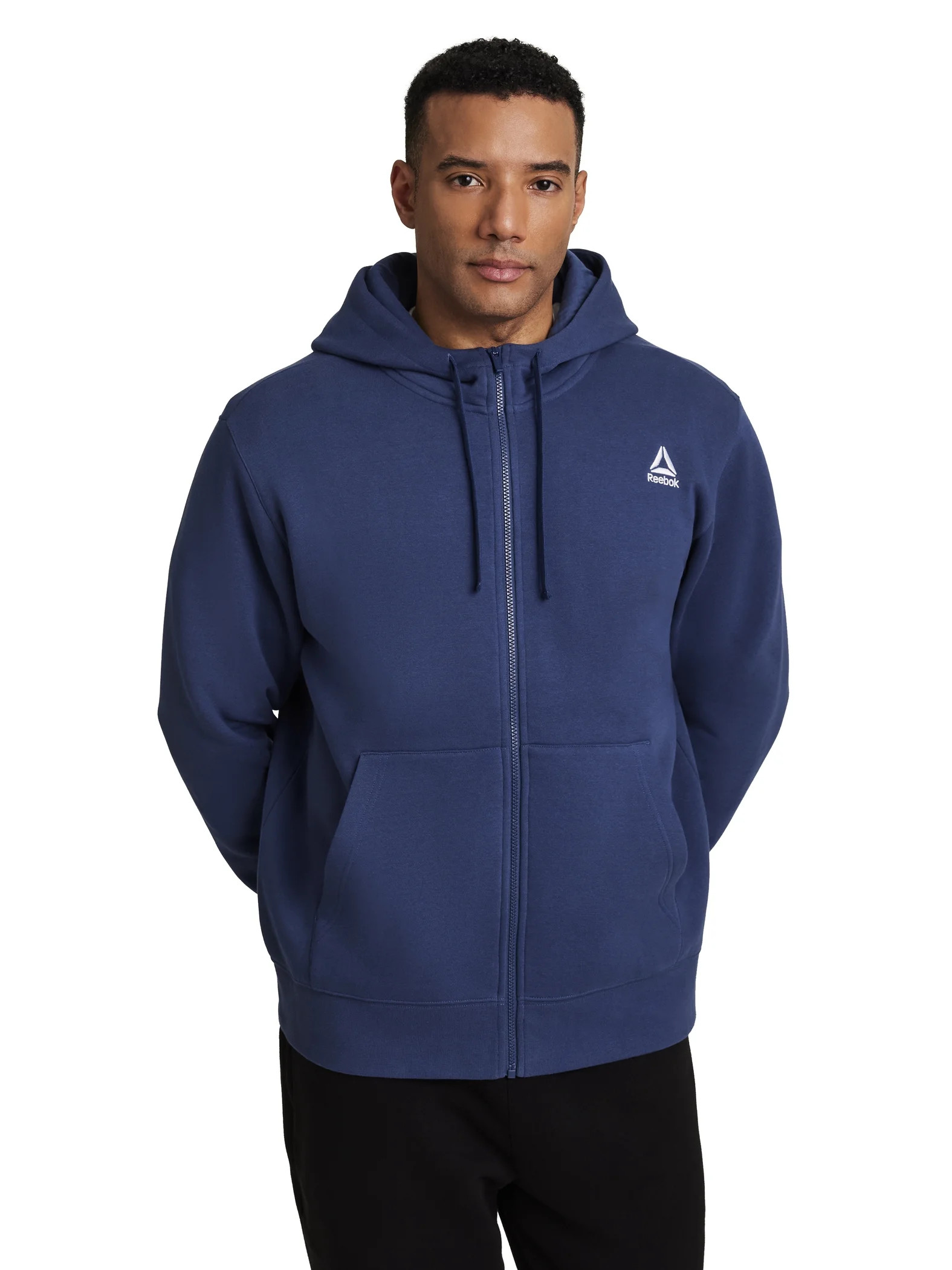 Reebok Men's and Big Men's Game Day Full Zip Hoodie, Sizes XS-5XL | Walmart (US)