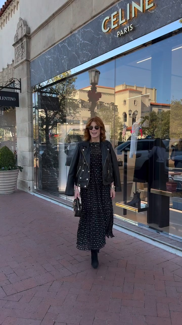 Polka dots in the middle of winter? Always! Wearing an xs in the dress.  

 

#LTKootd #LTKOver40 #LTKWorkwear