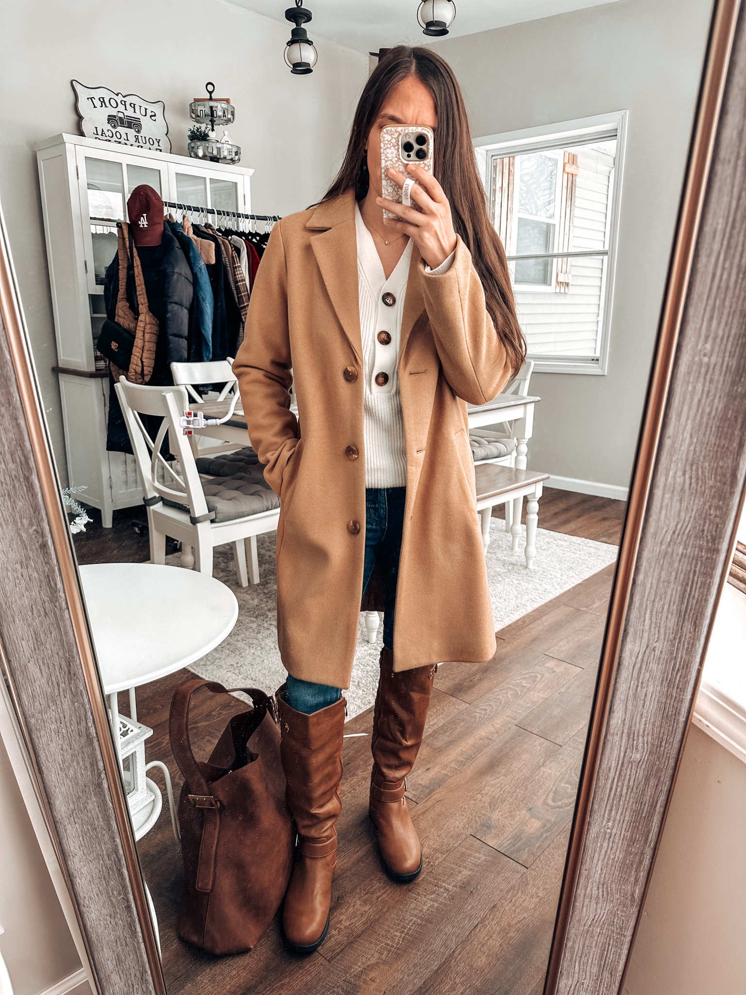 Running errands outfit 
Jacket XS 
Top small 
Jeans tts 
Boots tts 

#LTKPetite #LTKFindsUnder50 #LTKStyleTip