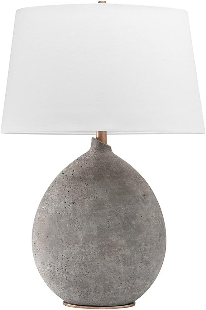 Hudson Valley L1361-GRY Transitional One Light Table Lamp from Denali Collection in Gray Finish, | Amazon (US)