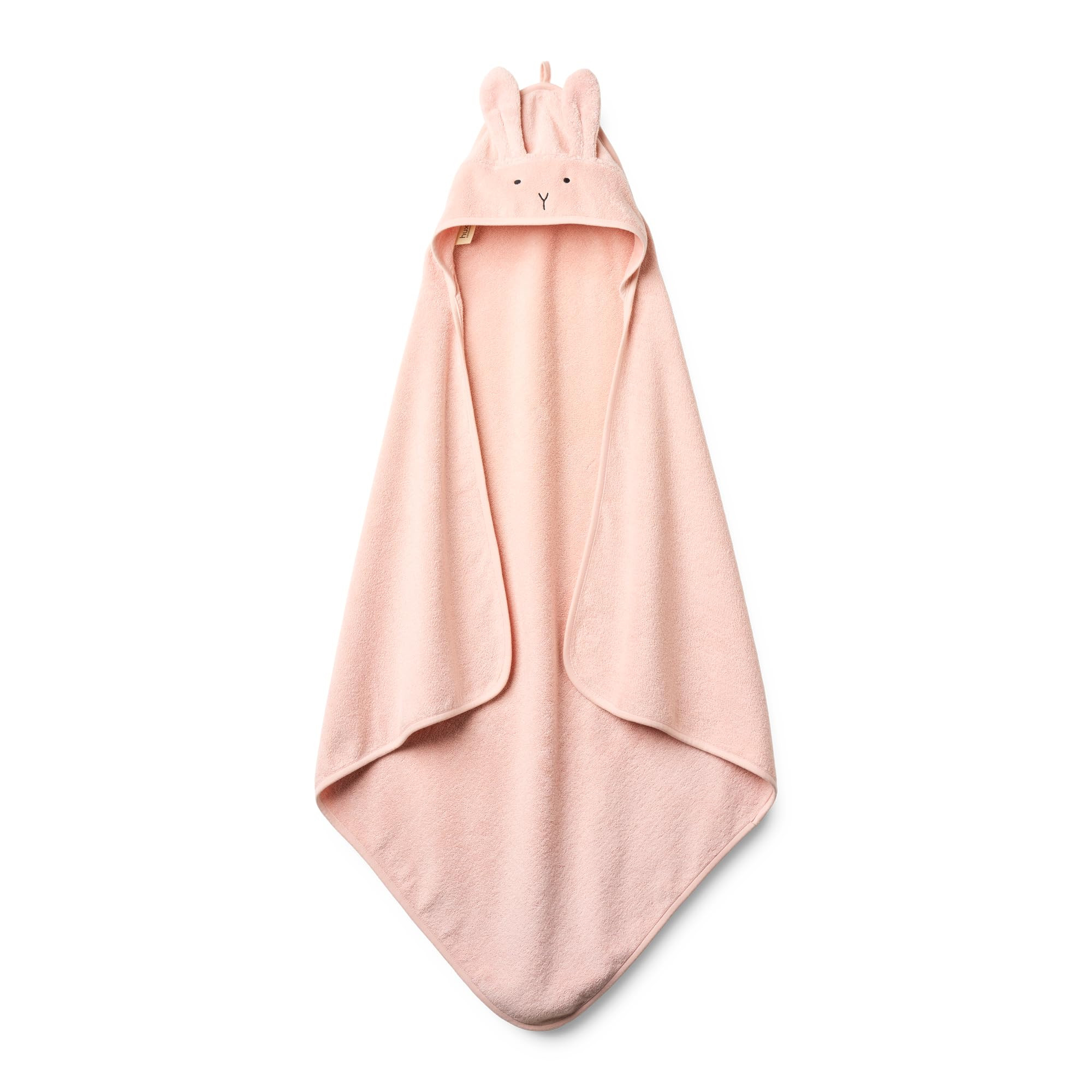 Baby Hooded Towel – Organic Cotton Baby Bath Towels – Baby Towels, Baby Bath Towels for Baby Girl, 32" x 32" Super-Soft and Absorbent Baby Towels for Newborn (Rabbit - Blush) | Amazon (US)