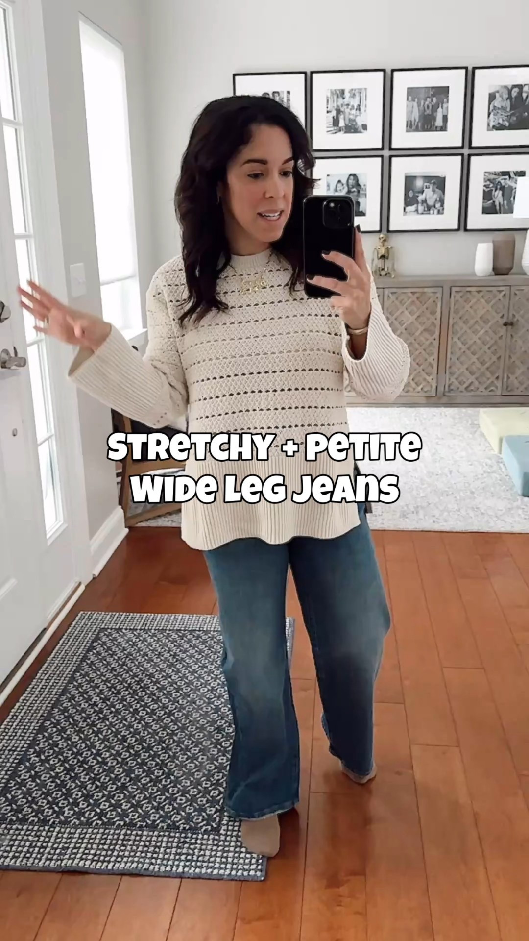 These vintage, stretchy wide leg jeans are a MUST for moms who want their jeans to feel more like leggings. And they come in petite sizing!!! 🎉 They are definitely a splurge, but I’m a less is more girlie - I’d rather have a few really great staples than a bunch of trendy pieces. That’s what these are for me - classic jeans that I’ll use on repeat and keep for years to come. I’m between a 26 petite and 27 petite right now, and in these I went with the 26. The associate at Madewell told me most people size down because of the stretch. They come in 4 washes, so I’m linking all here! Drop questions if you have them. 

#LTKSeasonal #LTKStyleTip #LTKPetite