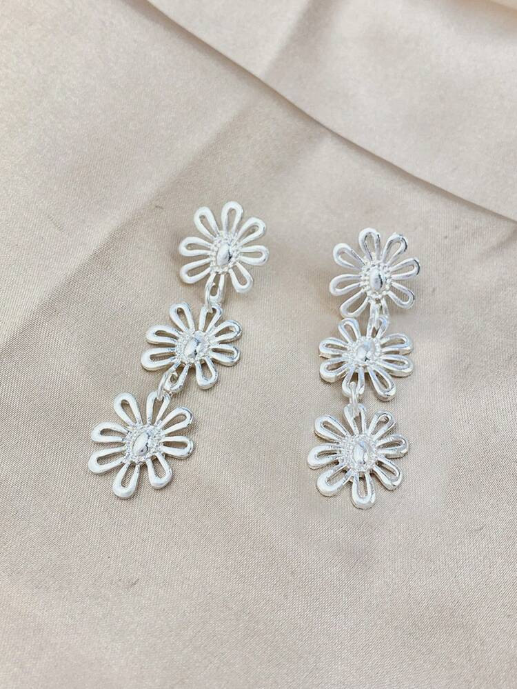 Flower Drop Earrings | SHEIN