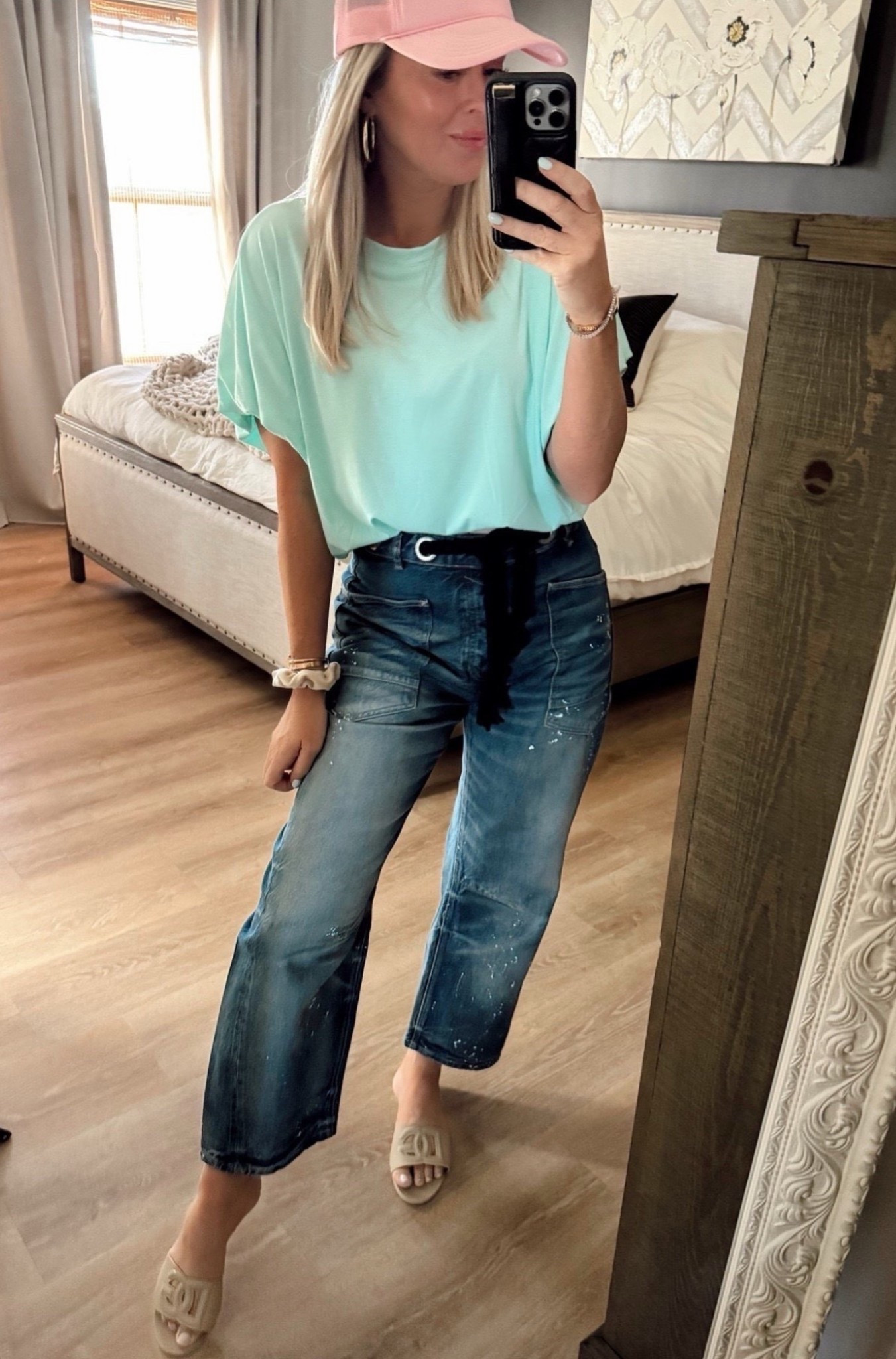 Amazon bubble tees we love! Spring outfit idea! ✨🤍 I do medium for length or can layer with a cami! 

Jeans 26



#LTKOver40 #LTKSeasonal #LTKootd