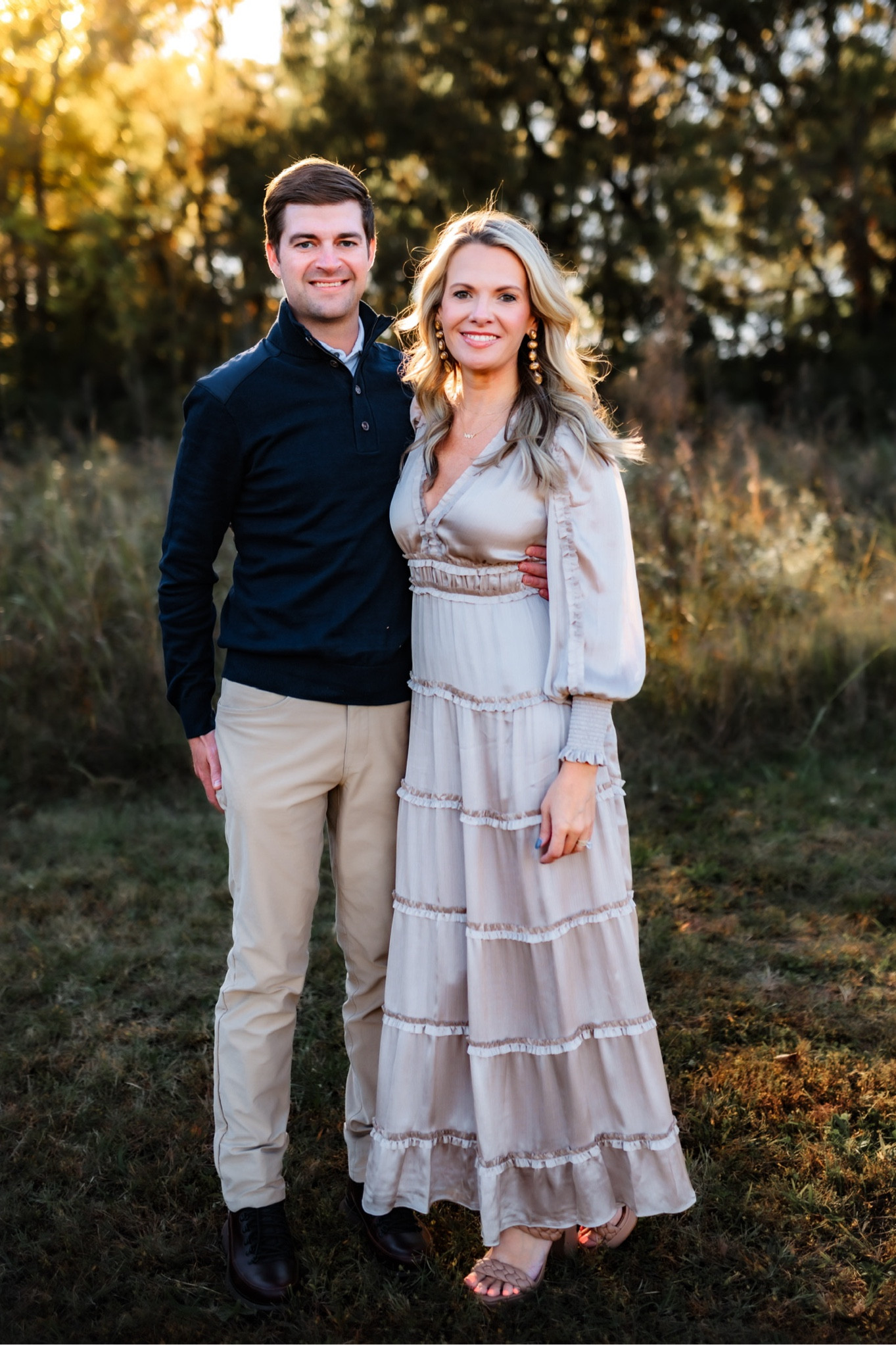 Fall family photo | fall photo session | fall maxi dress | Ralph Lauren | gold dress | wedding guest outfit 

#LTKover40 #LTKwedding #LTKSeasonal