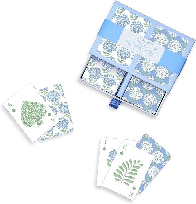 Two's Company Hydrangea Double Deck Textured Playing Cards in Gift Box Includes 2 Colorways (Each... | Amazon (US)