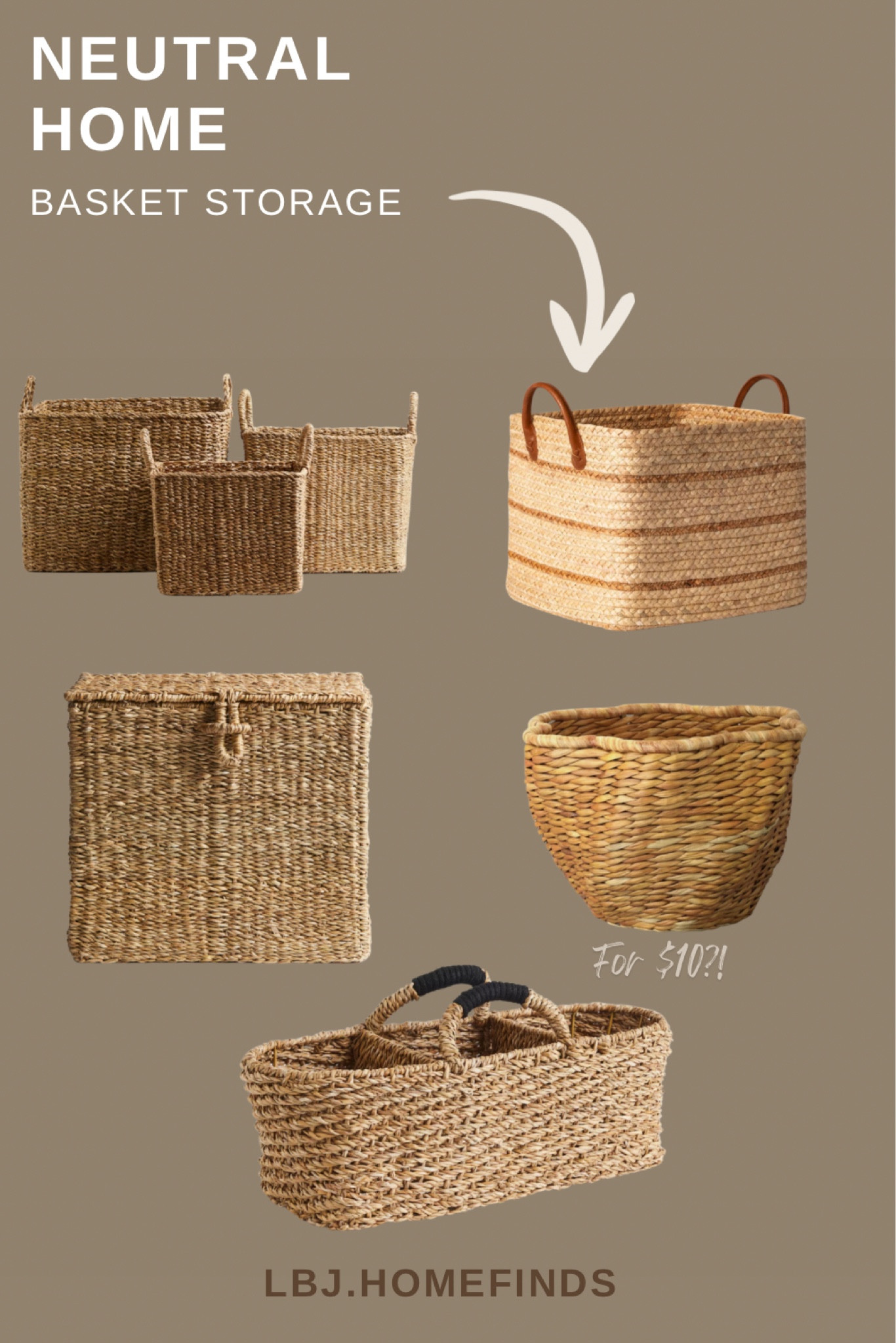 Neutral, versatile, and perfect for any space — these woven storage baskets are ideal for organizing toys, blankets, laundry, pantry items, and everyday clutter. Each piece fits beautifully with a minimal, modern, or natural home aesthetic. Tap to shop my favorite basket storage finds for an organized and elevated home.

#LTKdayinmylife #LTKSaleAlert #LTKHome