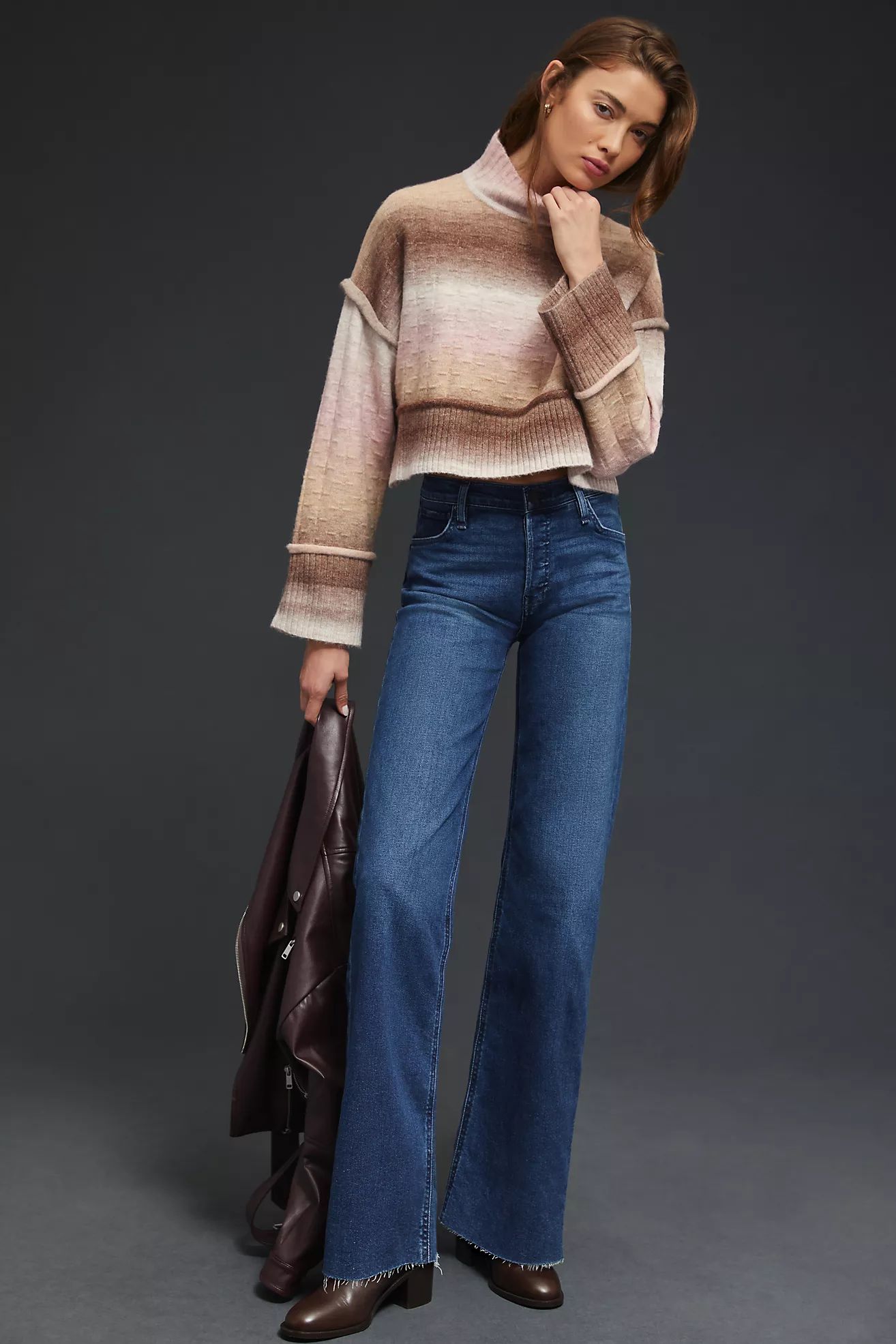 Hudson Rosie High-Rise Wide-Leg Jeans | Anthropologie (US)