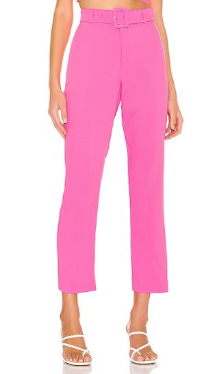 Therese Buckle Pant in Pink Pop | Revolve Clothing (Global)