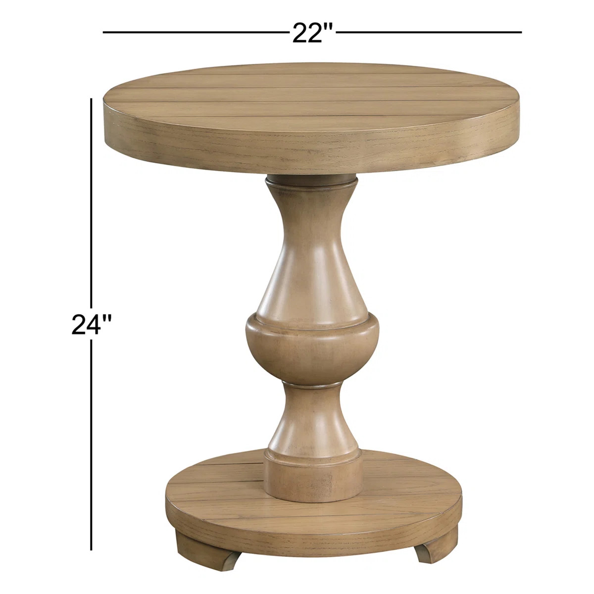 Saralou Solid Wood Top End Table | Wayfair North America