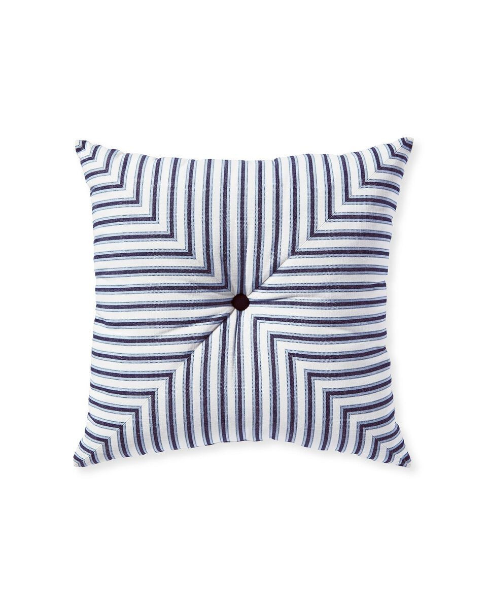 Perennials Dock Stripe Pillow | Serena and Lily