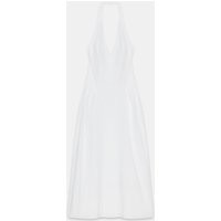 Zara - Vestito Halter In Popeline - Bianco - Xxl - Donna | Zara IT