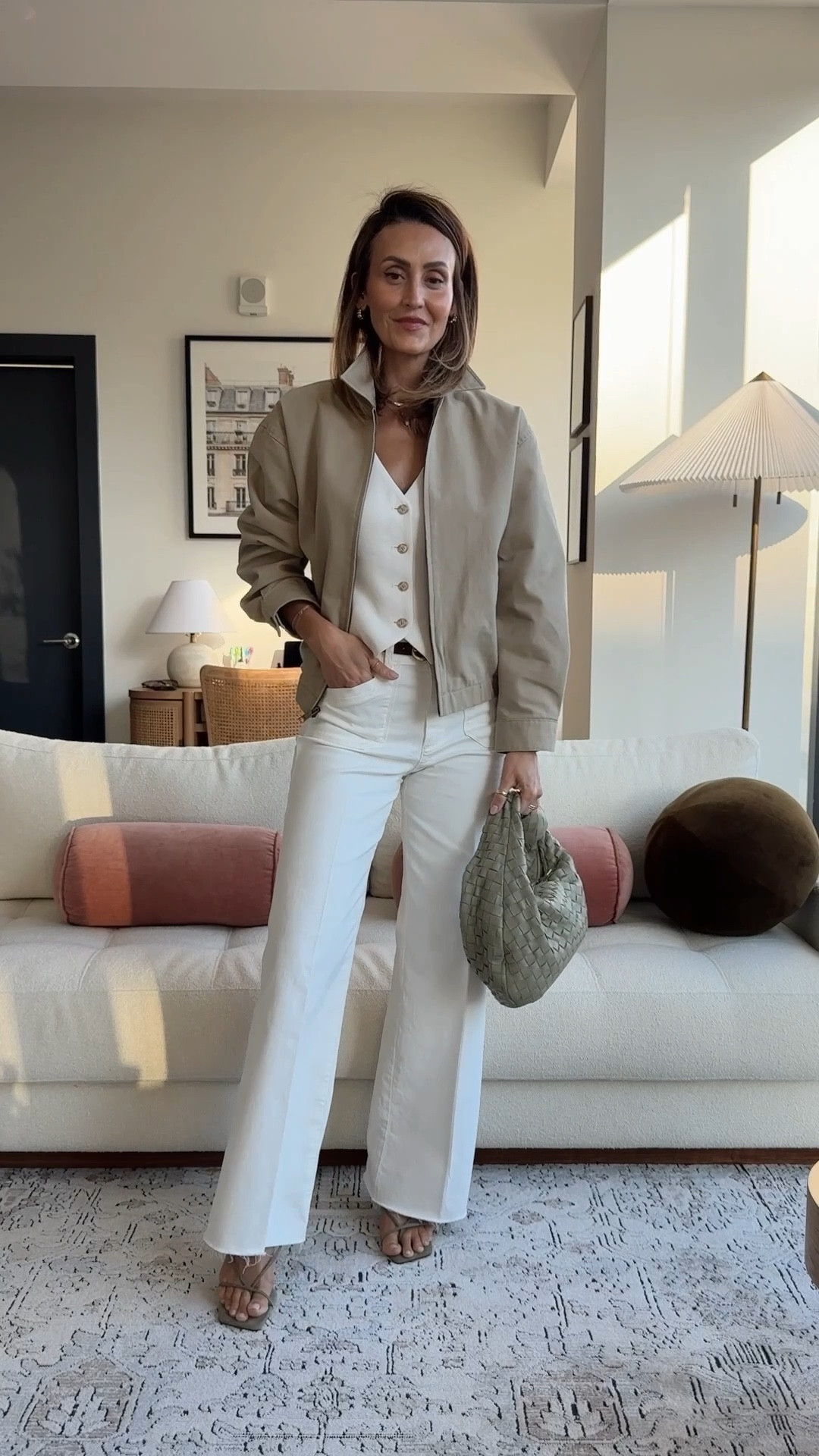 Day 4 of Jeans Outfits - everyday I feel like I have another favorite! These Paige jeans are on sale today and I’ve been wearing them on repeat ever since they arrived last month. They are the perfect mix of polished and comfy. Stretchy and I love the length. I’m 5’5” and wear a 26. Vest and jacket xs - love this unusual combo of the dressy and casual. Suede sandals are sooo cute! 

#LTKSaleAlert #LTKShoeCrush #LTKStyleTip