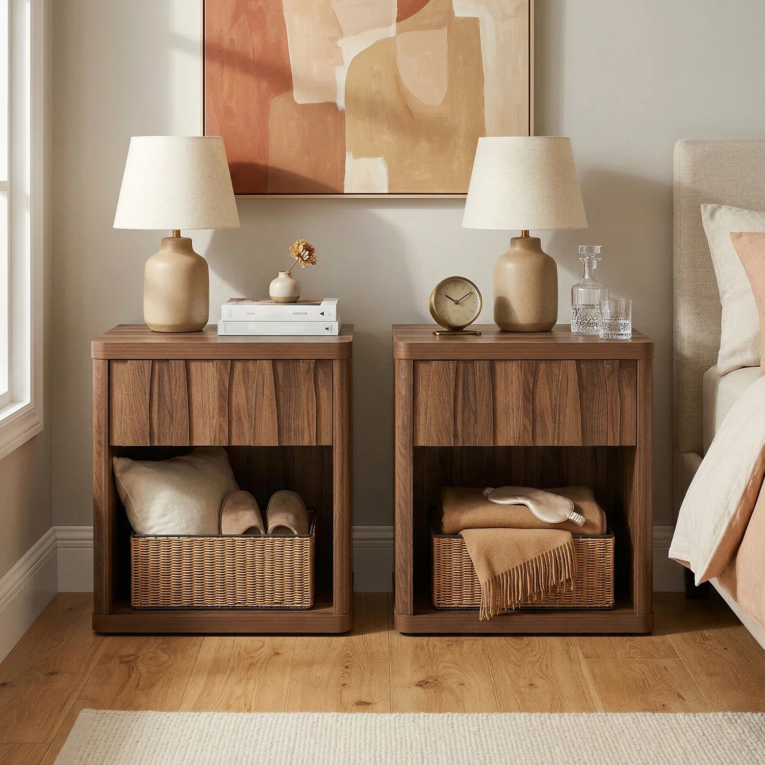 Mahlea 22.6" W 1 Drawer Nightstand | Wayfair North America