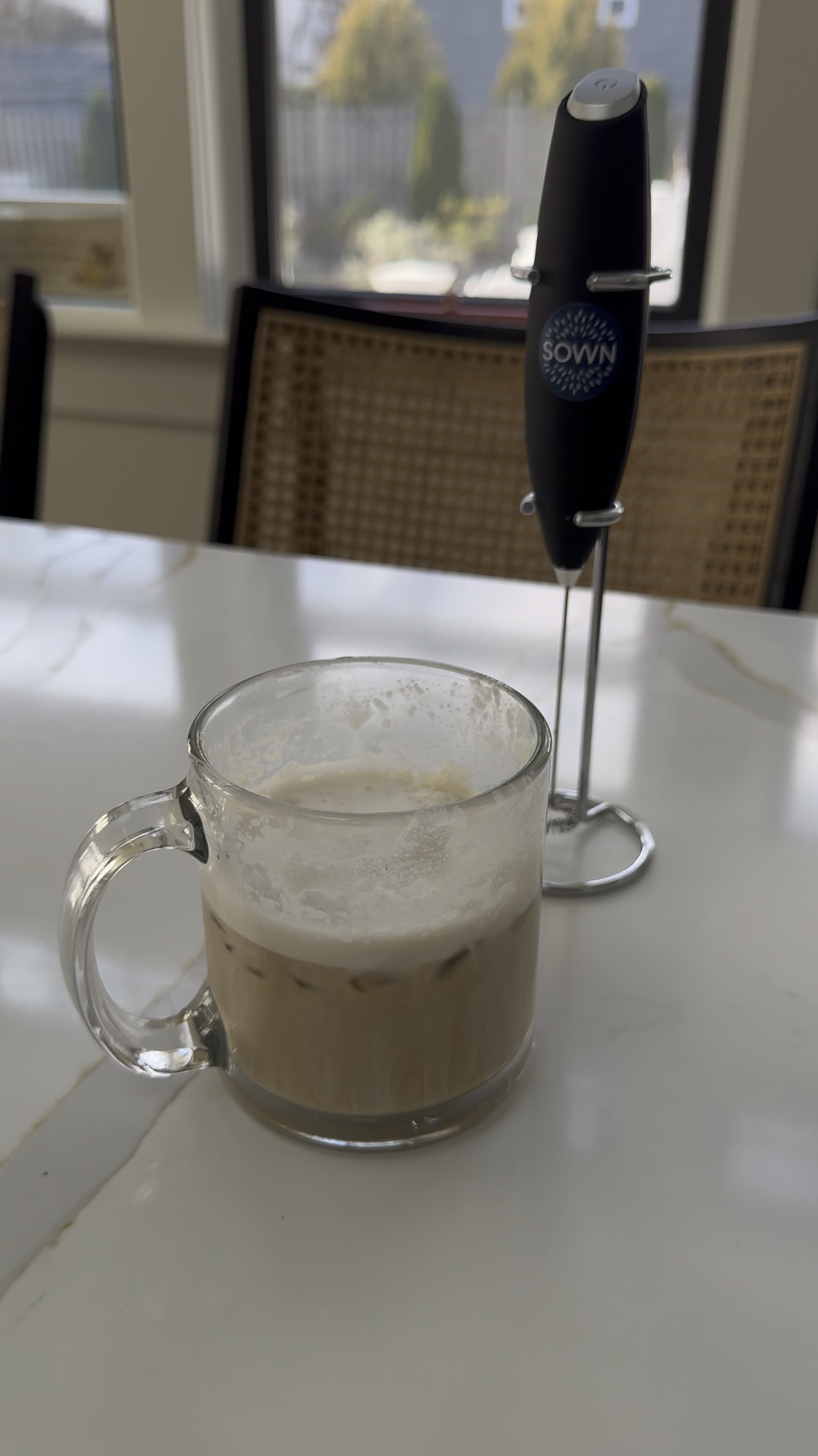 The best electric milk frother I’ve tried, and I’ve tried a lot of them! Look how it fluffed up this oat milk cold foam. It’s powerful and comes with a cute stand. Such a great deal. *Two AA batteries not included.

#LTKFindsUnder50 #LTKHome #LTKGiftGuide