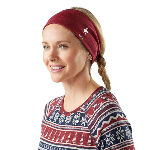 Smartwool, Unisex, Thermal Merino Reversible Headband, Deep Navy-Currant Heather, One Size | Amazon (US)