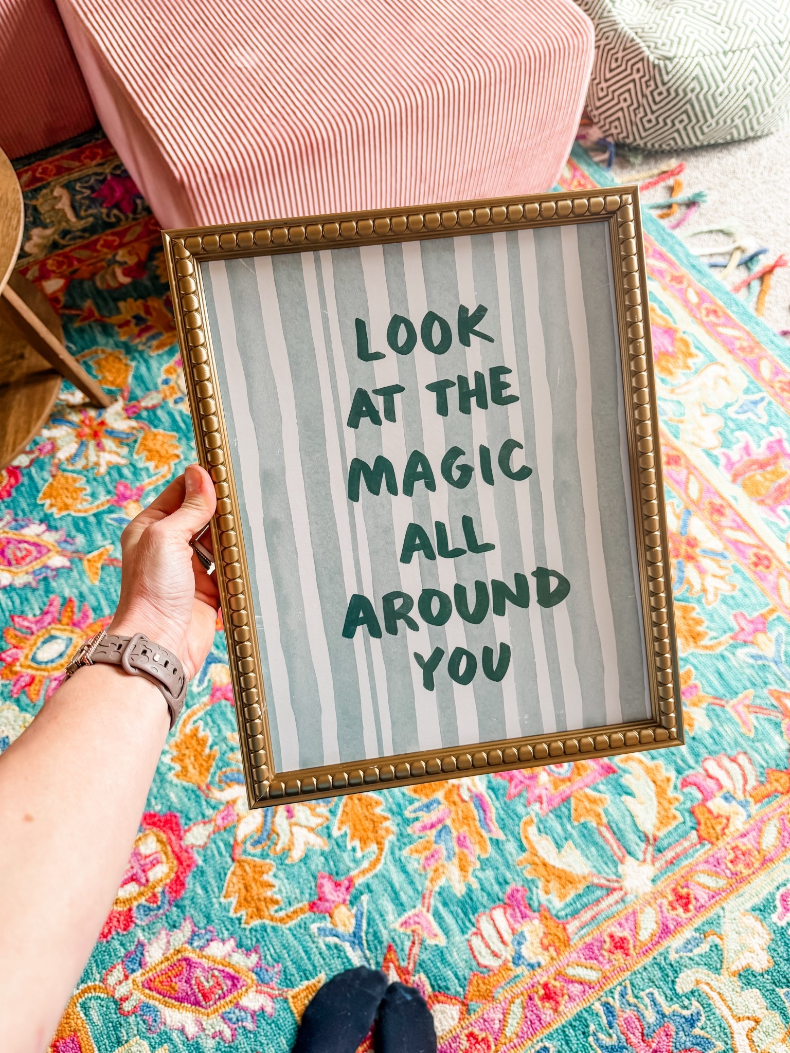 “Look at the magic all around you” Wall Art 11x14 framed art  

#LTKHome