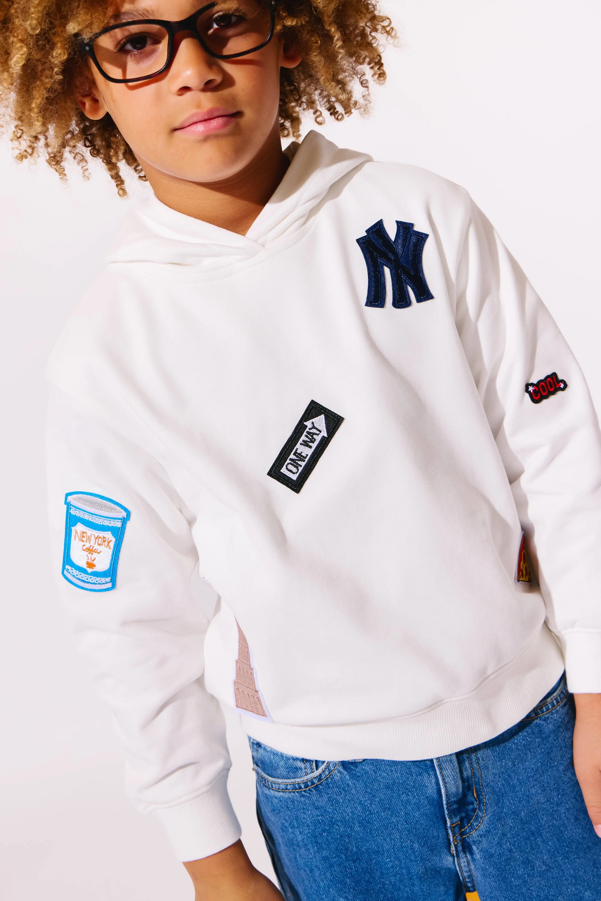 NYC Patch Hoodie | Lola + The Boys
