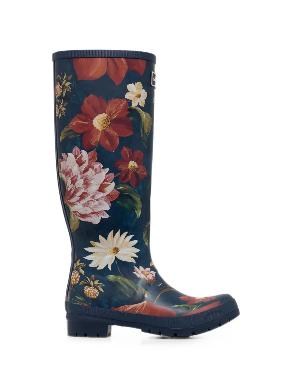 Barbour x FARM Rio floral-print rain boots - Blue | Farfetch Global