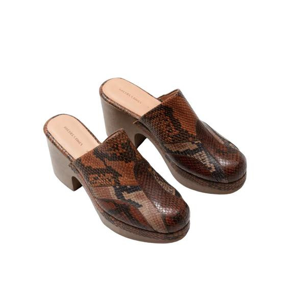 NEW RACHEL COMEY women's bose clog in brown snake | Poshmark