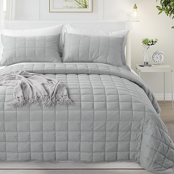 KASENTEX Oversized King Quilt Set – Durable Corduroy Luxury Bedspread & Lightweight Soft Coverl... | Amazon (US)