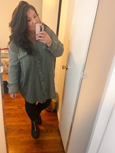 Walmart Shacket ootd!

#LTKfindsunder50 #LTKstyletip #LTKplussize