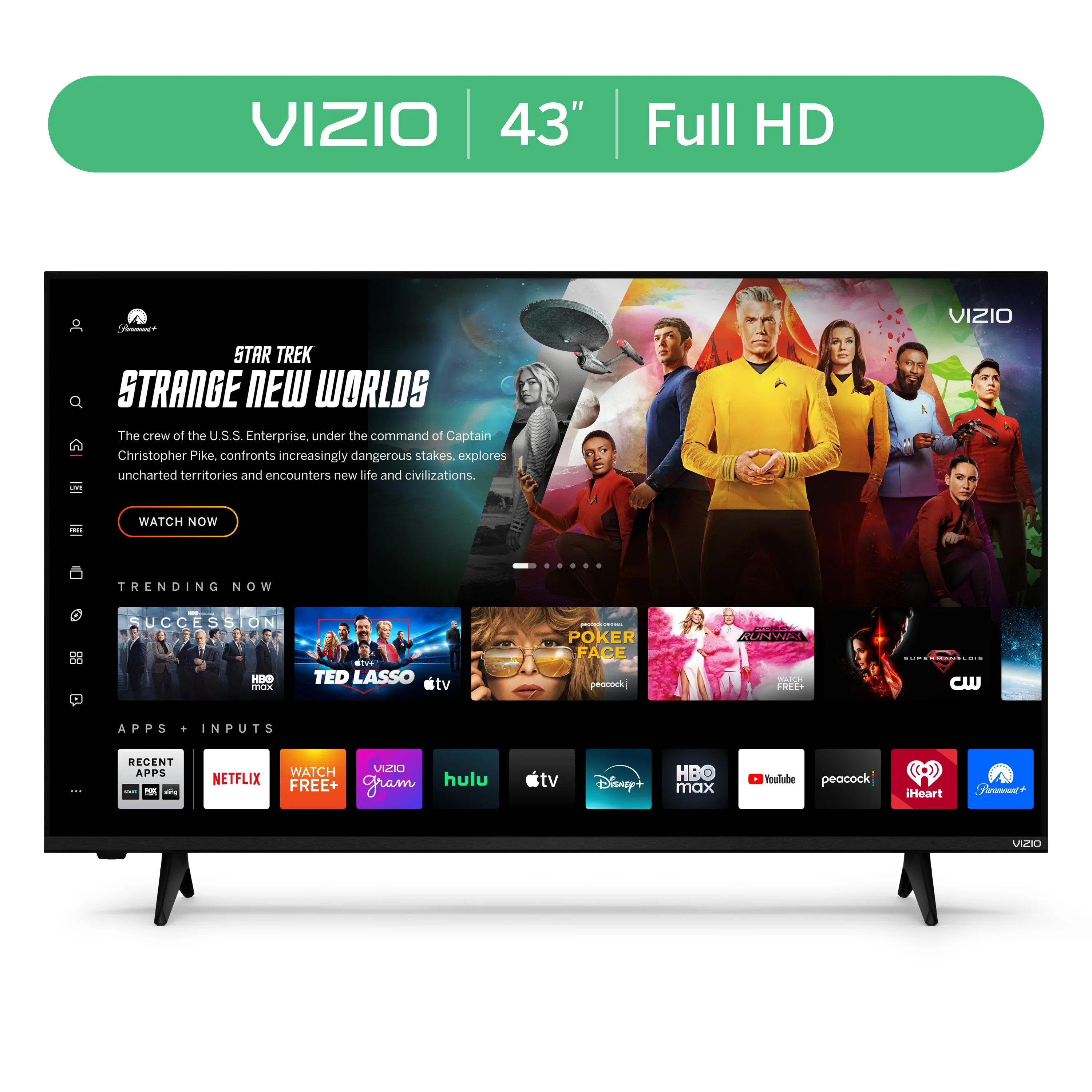 VIZIO 43” Class Full HD 1080p LED Smart TV (VFD43M-08) | Walmart (US)
