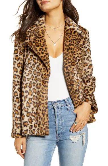 Leopard Faux Fur Jacket | Nordstrom
