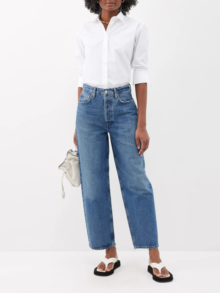 Dara organic-cotton straight-leg jeans | Agolde | Matches (UK)