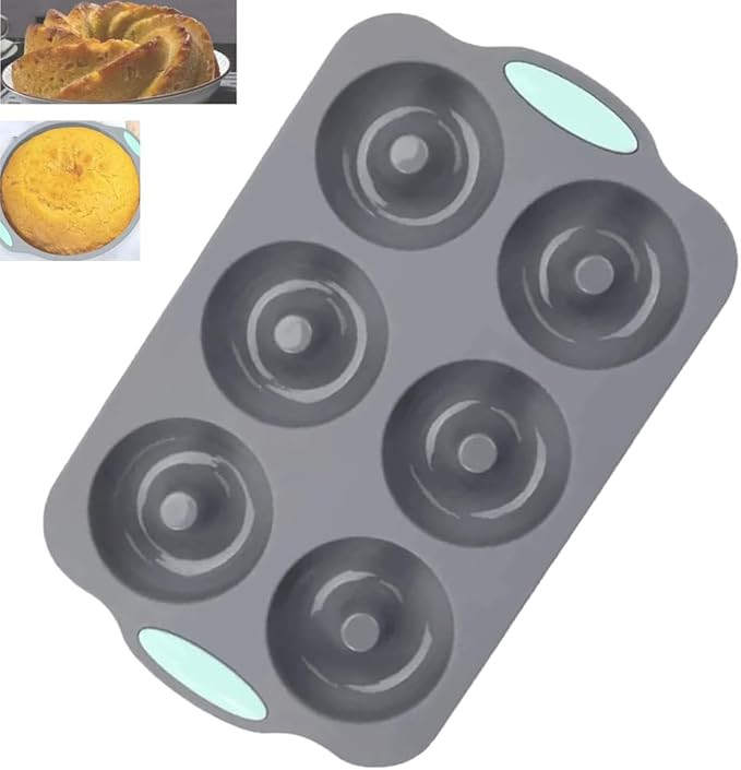 Christmas Wreath Cupcakes Mold, Silicone Mini Cake Pan Bakeware, Holiday Candy Chocolate Baking S... | Amazon (US)