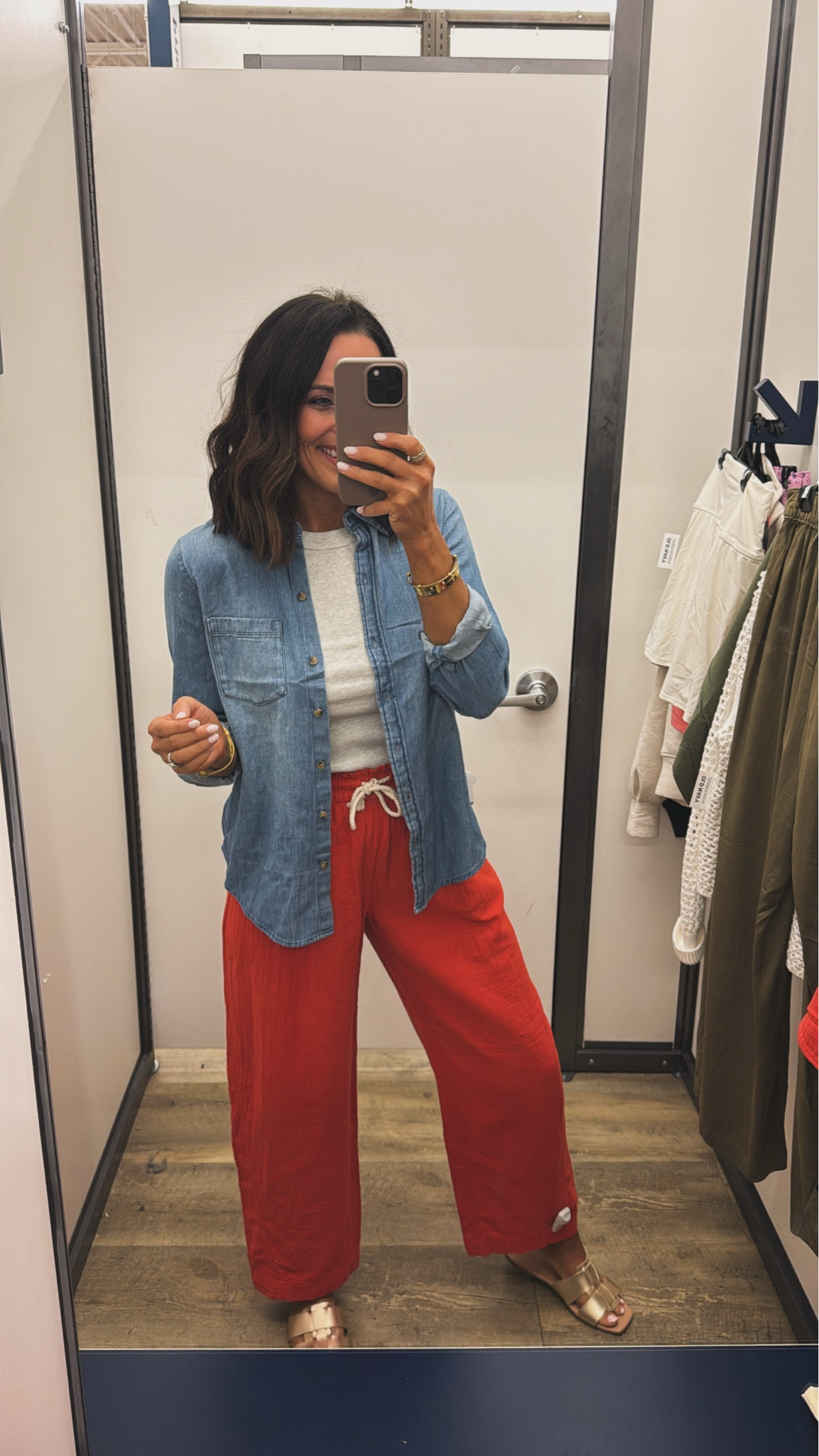 These pants are such a statement piece from Old Navy. I love how the denim jacket instantly balances the look and keep it elevated casual. Perfect for running errands, traveling, or everyday wear. 

Mom approved pants mom approved Old Navy finds women’s fashion casual pants denim jacket outfit of the day Old Navy mom outfits traveling on the go VintagePickin 

#LTKOver40 #LTKmomlife #LTKdayinmylife