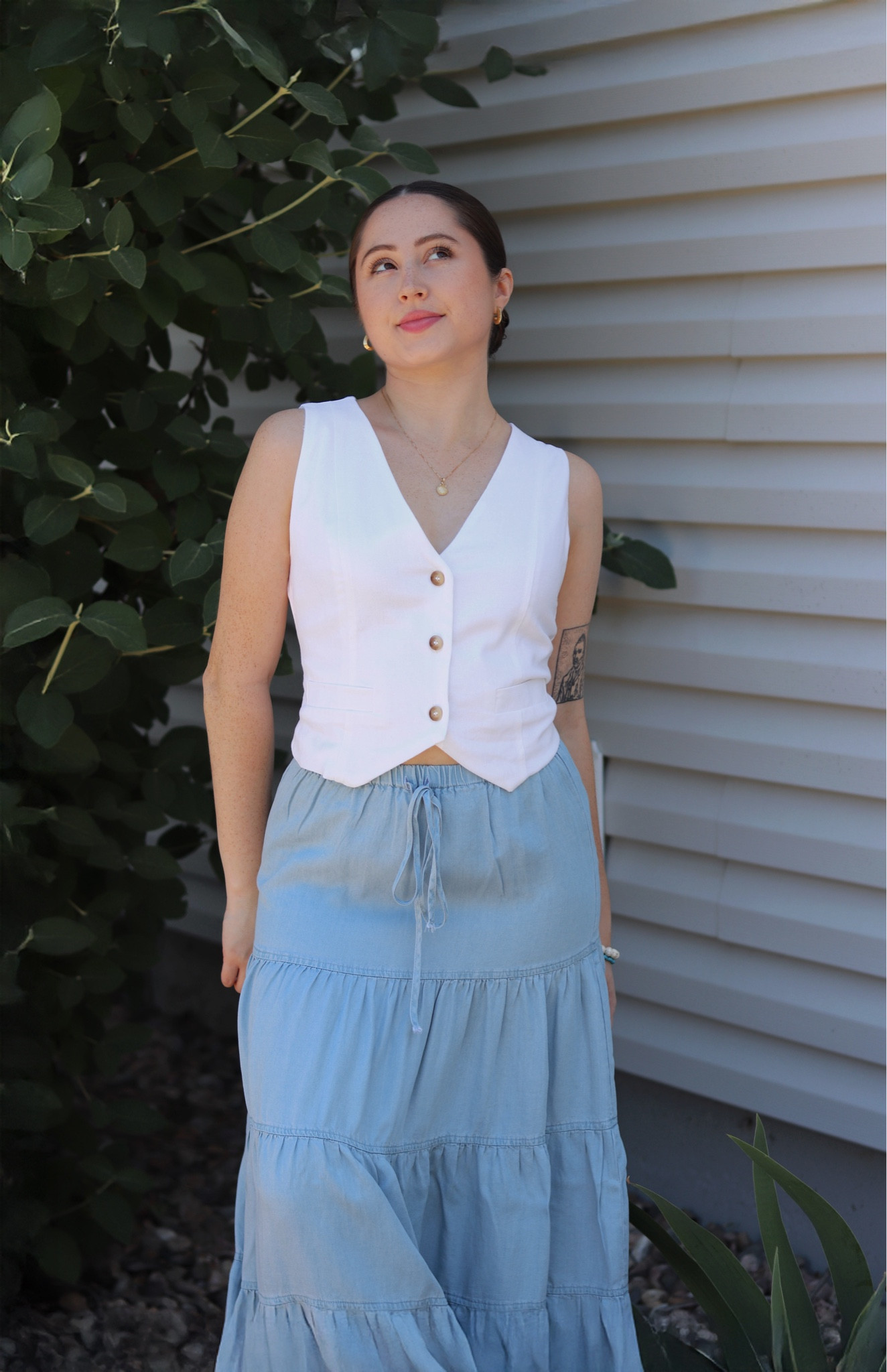 Easy spring and summer maxi skirt and linen vest

#LTKTravel #LTKootd #LTKdayinmylife