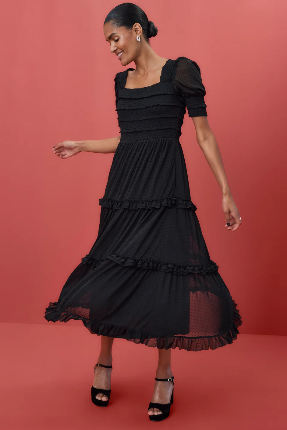 Blair Tulle Dress - Black | WYSE London