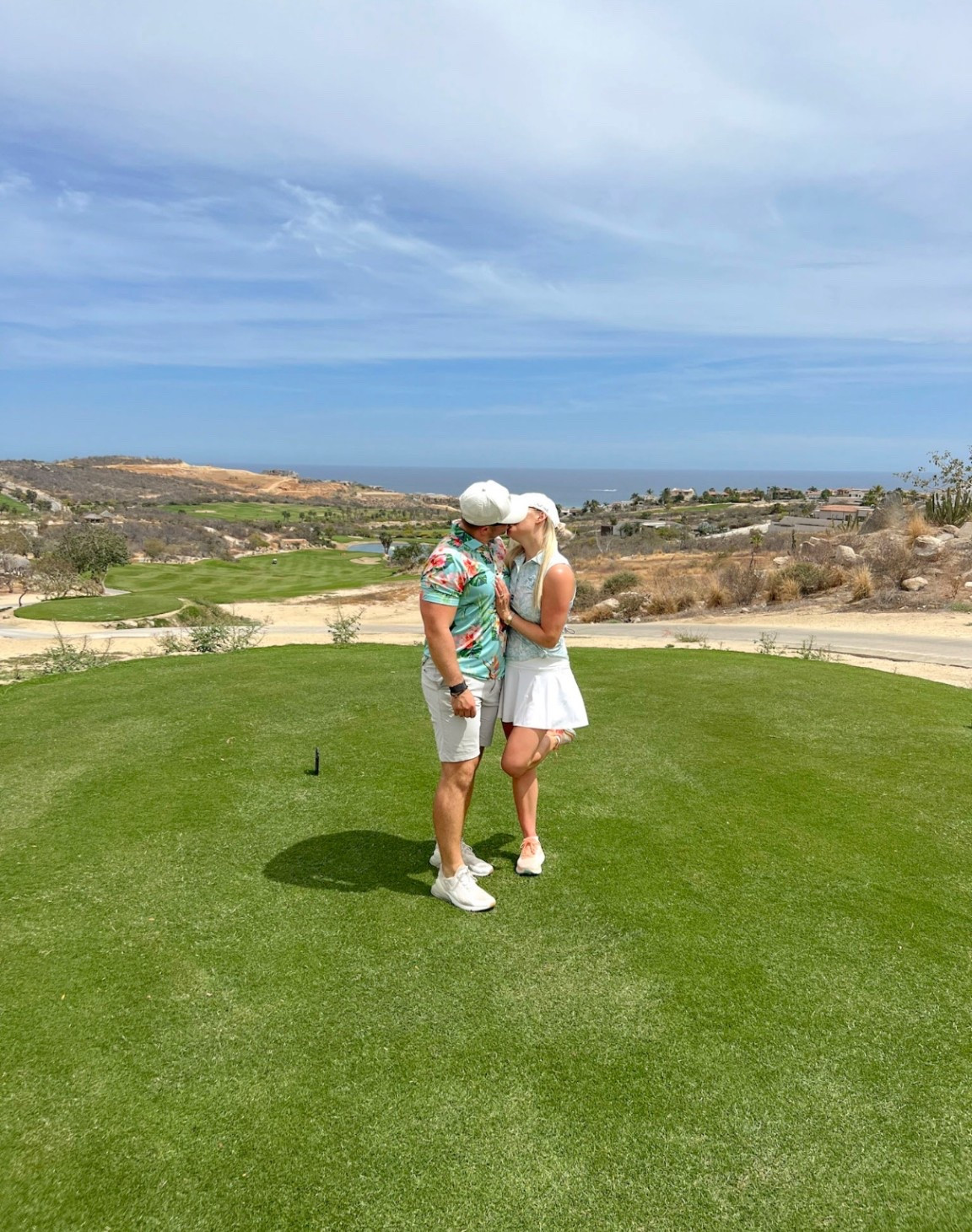 He asked me to golf with him once… so naturally I showed up in coordinated outfits &amp; turned it into a whole couples moment. He should’ve seen this coming.

If you want to look cute the second you get your golf day invitation, these matching sets are perfect for Cabo courses, resort trips, or weekend golf dates.

Follow @kitchensinkit for more couples style, travel outfits, &amp; luxury vacation inspo.

matching golf outfits, his and hers golf looks, Cabo golf fashion, resort golf outfits, women’s golf outfit ideas, men’s golf polo style, coordinated couples outfits, tropical golf outfits, stylish golf apparel, golf date outfit ideas, vacation golf outfits, Bad Birdie couples outfits, Cabo couples fashion, what to wear golfing in Cabo, chic golf style for couples

 

 

#LTKActive #LTKTravel #LTKMens