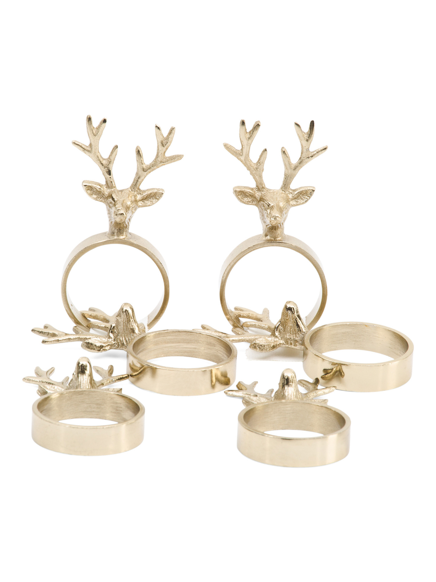 Set Of 6 Stag Napkin Rings | Marshalls