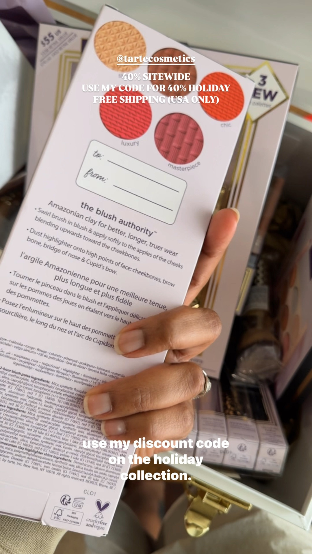 Tarte is have 40% off sitewide and I’m able to share my code with you to extend it on their GORGEOUS holiday collection. This is a must shop and so perfect for Christmas gift ideas! The mini beauty bundles are perfect stocking stuffers! Use my code STEPHTAYLOR15 for 40% off!! 

#LTKGiftGuide #LTKVideo #LTKBeauty