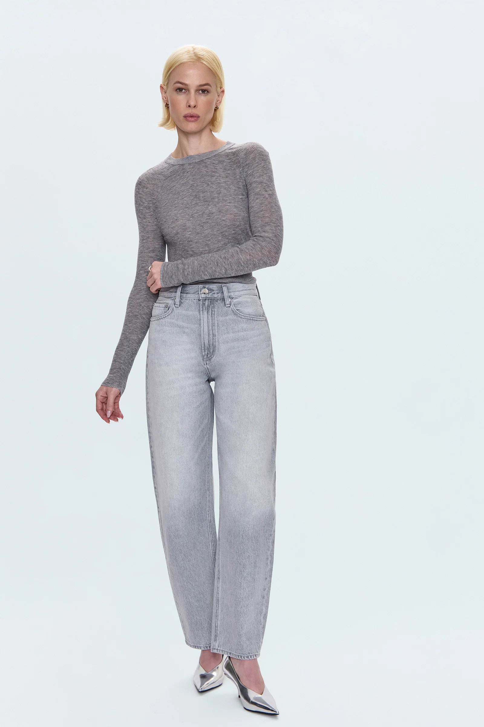 Wes High Rise Barrel Jean - Cinema | Pistola Denim