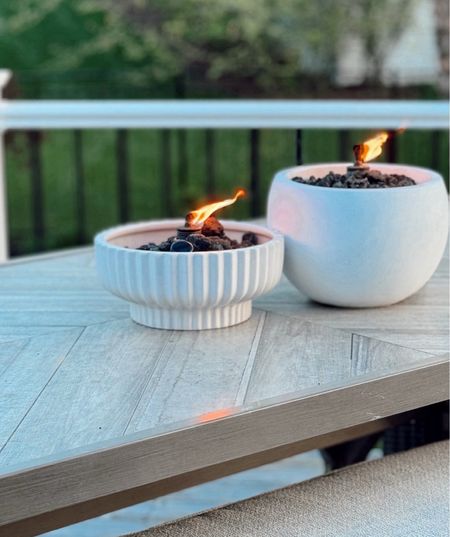 My DIY fire bowls! I’m obsessed and could not be easier! Get 3 bags of rocks! I did 2 and need one more. Lining more pot options!

Fire pit. Outdoor living. Fire bowls. DIY. Patio decor. 

#LTKSeasonal #LTKHome #LTKSaleAlert